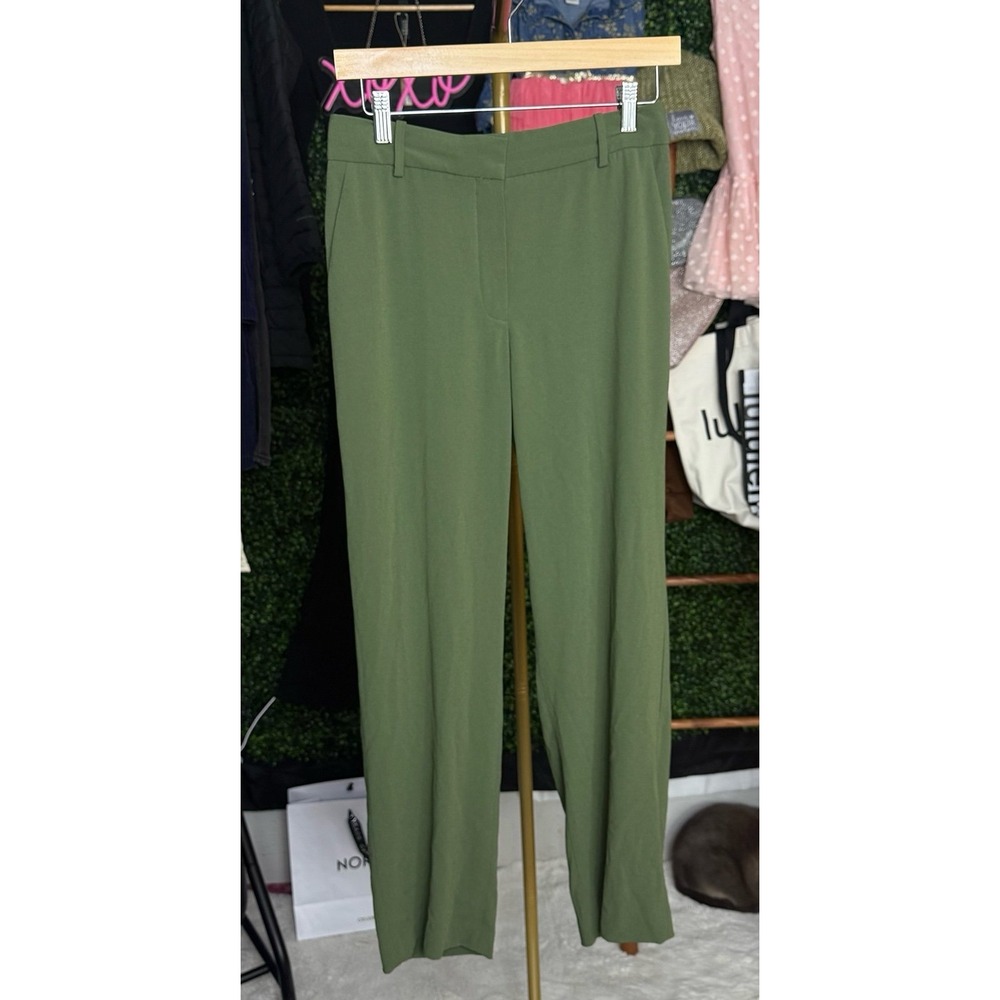Aritzia Babaton, Dress Pants, Olive Green, Size 4, Excellent, MSRP $148